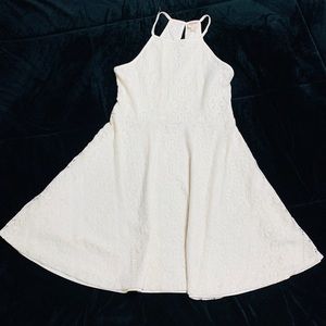 White flowy dress